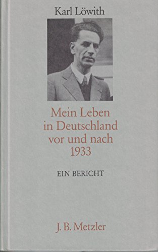 9783476005908: Mein Leben in Deutschland vor und nach 1933