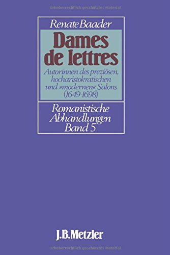 Beispielbild fr Dames de Lettres. Autorinnen des prezisen, hocharistokratischen und zum Verkauf von medimops