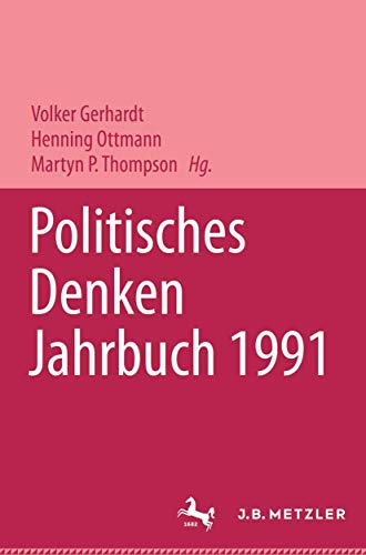9783476007698: Politisches Denken. Jahrbuch 1991