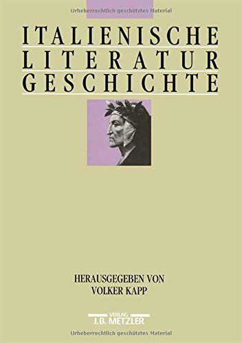 Stock image for Italienische Literaturgeschichte (German Edition) for sale by Irish Booksellers