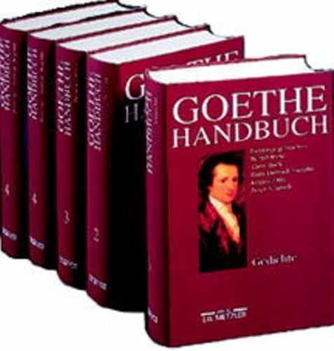 9783476009234: Goethe Handbuch: In vier Bnden