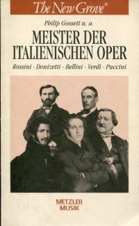 9783476009289: Meister der italienischen Oper. Rossini - Donizetti - Bellini - Verdi - Puccini