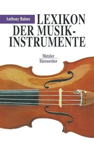 9783476009876: Lexikon der Musikinstrumente