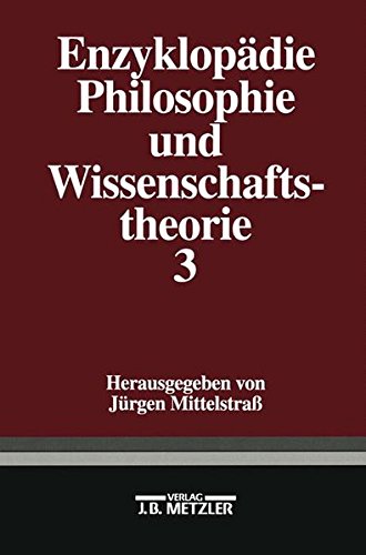 Beispielbild fr Enzyklopdie Philosophie und Wissenschaftstheorie, in 4 Bdn., Bd.3, P-So zum Verkauf von medimops