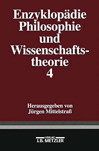 Beispielbild fr Enzyklopdie Philosophie und Wissenschaftstheorie; Alle 4 Bnde (vollstndig) zum Verkauf von BuchKaffee Vividus e.K.