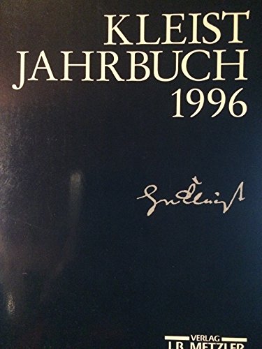 Stock image for Kleist - Jahrbuch 1996 for sale by medimops