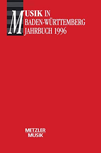 Stock image for Musik in Baden-Wrttemberg, Bd.3, Jahrbuch 1996 for sale by medimops