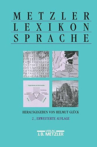 Beispielbild fr Metzler Lexikon Sprache zum Verkauf von Bernhard Kiewel Rare Books