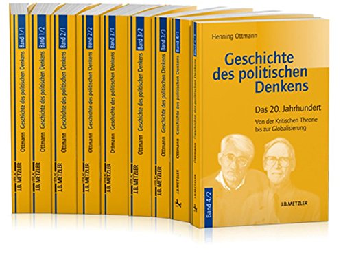 9783476016294: Geschichte des politischen Denkens: Von den Anfngen bei den Griechen bis auf unsere Zeit. Gesamtwerk (German Edition)