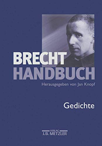 9783476018304: Brecht-Handbuch: Band 2: Gedichte