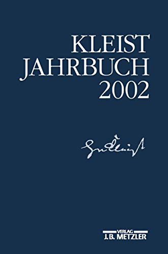 Stock image for Kleist-Jahrbuch 2002 for sale by Revaluation Books