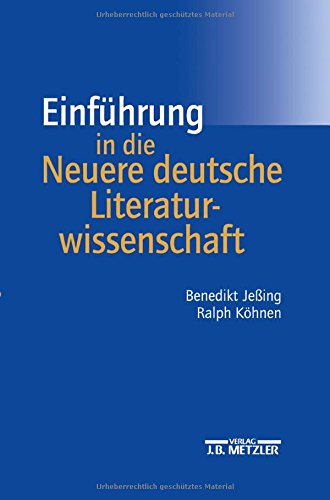 Beispielbild fr Einfhrung in die Neuere deutsche Literaturwissenschaft zum Verkauf von medimops
