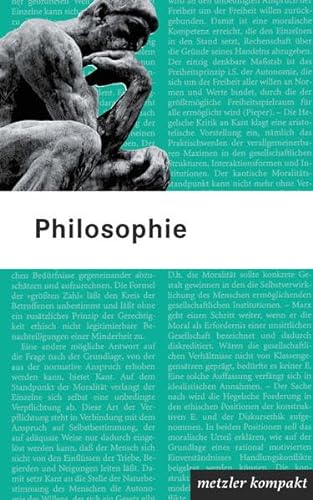 9783476021137: Philosophie