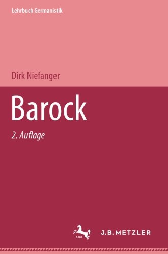 9783476021335: Barock: Lehrbuch Germanistik (German Edition)