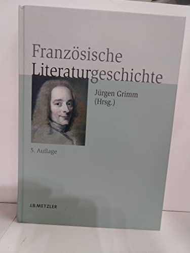 9783476021489: Franzsische Literaturgeschichte