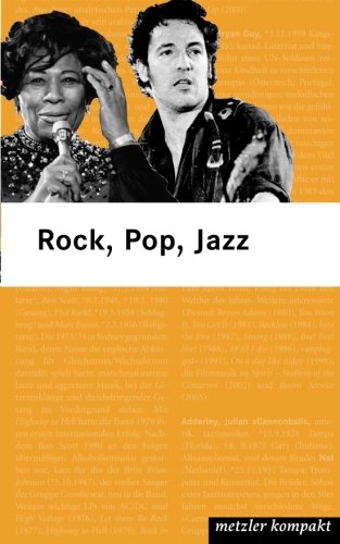 Imagen de archivo de Rock, Pop, Jazz: 800 Bands und Künstler metzler kompakt (Taschenbuch) von Harald Hassler (Autor) a la venta por Nietzsche-Buchhandlung OHG