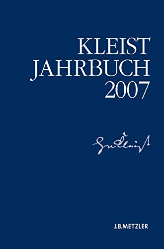 9783476022431: Kleist-jahrbuch 2007