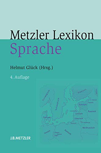 Beispielbild fr Metzler Lexikon Sprache zum Verkauf von medimops