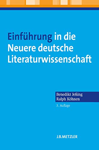 Beispielbild fr Einfhrung in die Neuere deutsche Literaturwissenschaft zum Verkauf von medimops