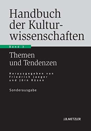 Imagen de archivo de Handbuch der Kulturwissenschaften: Band 3: Themen und Tendenzen a la venta por Bernhard Kiewel Rare Books