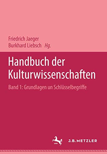 9783476024008: Handbuch der Kulturwissenschaften: Sonderausgabe in 3 Bnden