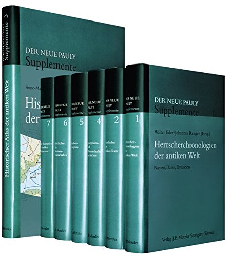 Der Neue Pauly. Supplemente, 1. Staffel, Band 1 - 7. - Unveränderte Sonderausgabe Mainz 2014.