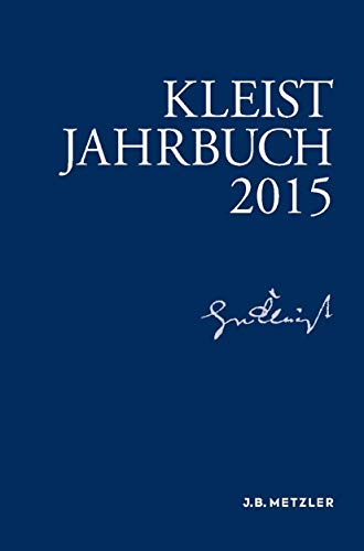 9783476025739: Kleist-Jahrbuch 2015