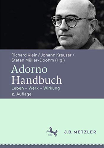 9783476026262: Adorno-Handbuch: Leben – Werk – Wirkung