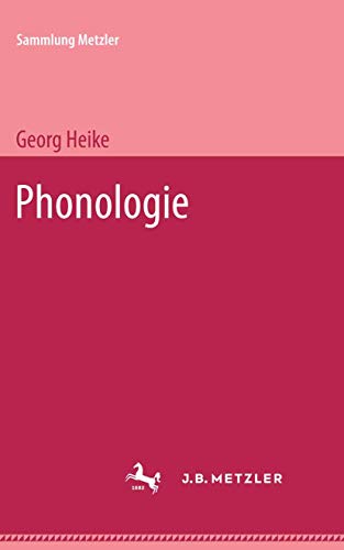 9783476101044: Phonologie (Sammlung Metzler)