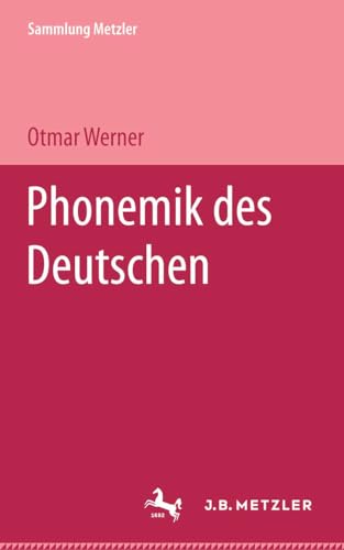 9783476101082: Phonemik des Deutschen (Sammlung Metzler)