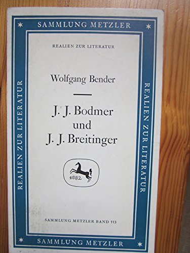 Beispielbild für Johann Jakob Bodmer / Johann Jakob Breitinger. zum Verkauf von medimops