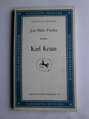 Beispielbild fr Karl Kraus (Sammlung Metzler ; Bd. 131) (German Ed zum Verkauf von Project HOME Books