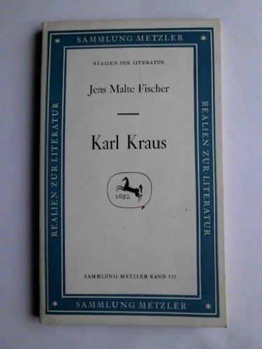 Stock image for Karl Kraus (Sammlung Metzler ; Bd. 131) (German Ed for sale by Project HOME Books