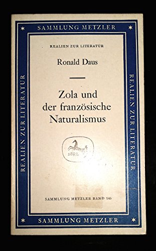 Imagen de archivo de Zola und der franzsische Naturalismus a la venta por medimops