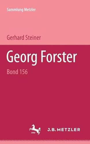 9783476101563: Georg Forster (Sammlung Metzler ; Bd. 156 : Abteil