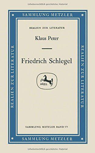 Friedrich Schlegel. Inhalt: Materialien. Leben und Werk. Zur Wirkungsgeschichte. Zur Foschungsges...