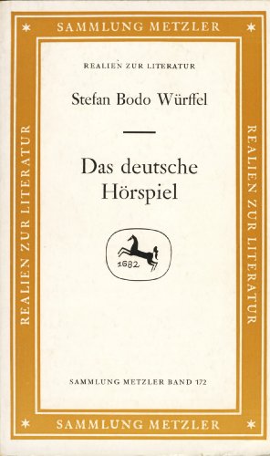 Stock image for DAS DEUTSCHE HRSPIEL; (Sammlung Metzler 172) for sale by German Book Center N.A. Inc.