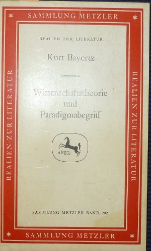 Stock image for WISSENSCHAFTSTHEORIE UND PARADIGMABEGRIFF (Sammlung Metzler 202) for sale by German Book Center N.A. Inc.