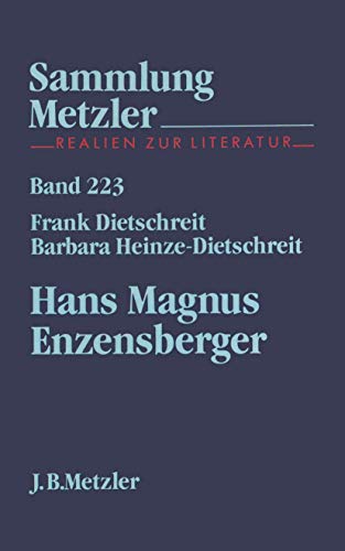 9783476102232: Hans Magnus Enzensberger (Sammlung Metzler)