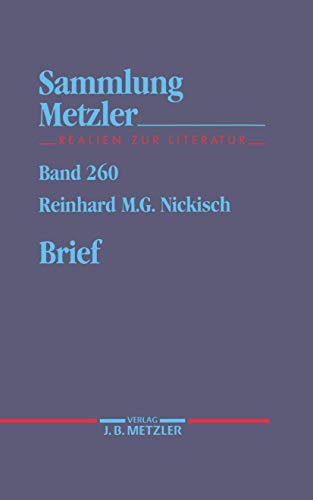 Beispielbild fr Brief (Sammlung Metzler) (German Edition) zum Verkauf von Project HOME Books