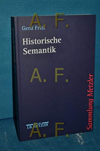 Imagen de archivo de Historische Semantik (German Edition) a la venta por ThriftBooks-Atlanta