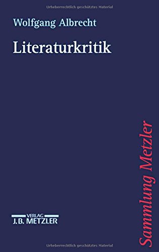 Literaturkritik - Wolfgang Albrecht