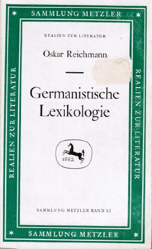 Imagen de archivo de Germanistische Lexikologie. a la venta por Grammat Antiquariat