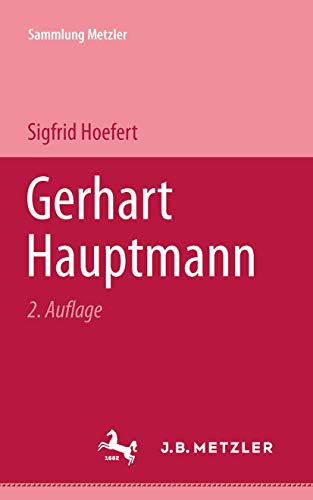 Stock image for Gerhart Hauptmann for sale by Ammareal