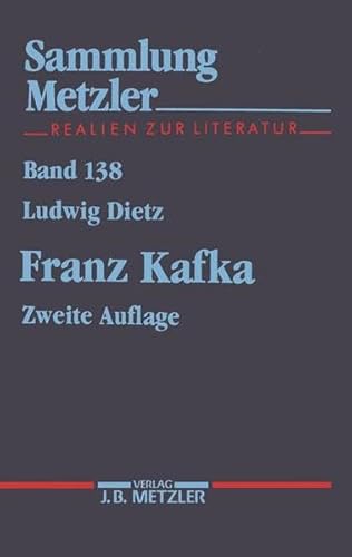 Stock image for Franz Kafka (Sammlung Metzler) (German Edition) for sale by Ammareal