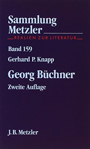 9783476121592: Georg Büchner (Abt. D, Literaturgeschichte) (German Edition)