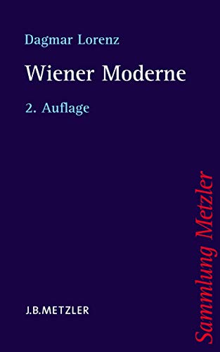 9783476122902: Wiener Moderne (Sammlung Metzler)