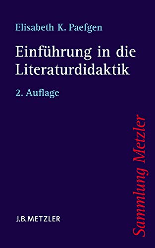 9783476123176: Einfhrung in die Literaturdidaktik (Sammlung Metzler)