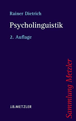 Imagen de archivo de Psycholinguistik a la venta por ThriftBooks-Dallas