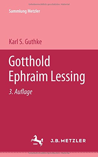 Stock image for Gotthold Ephraim Lessing. ( Abt. D. Literaturgeschichte.) for sale by medimops